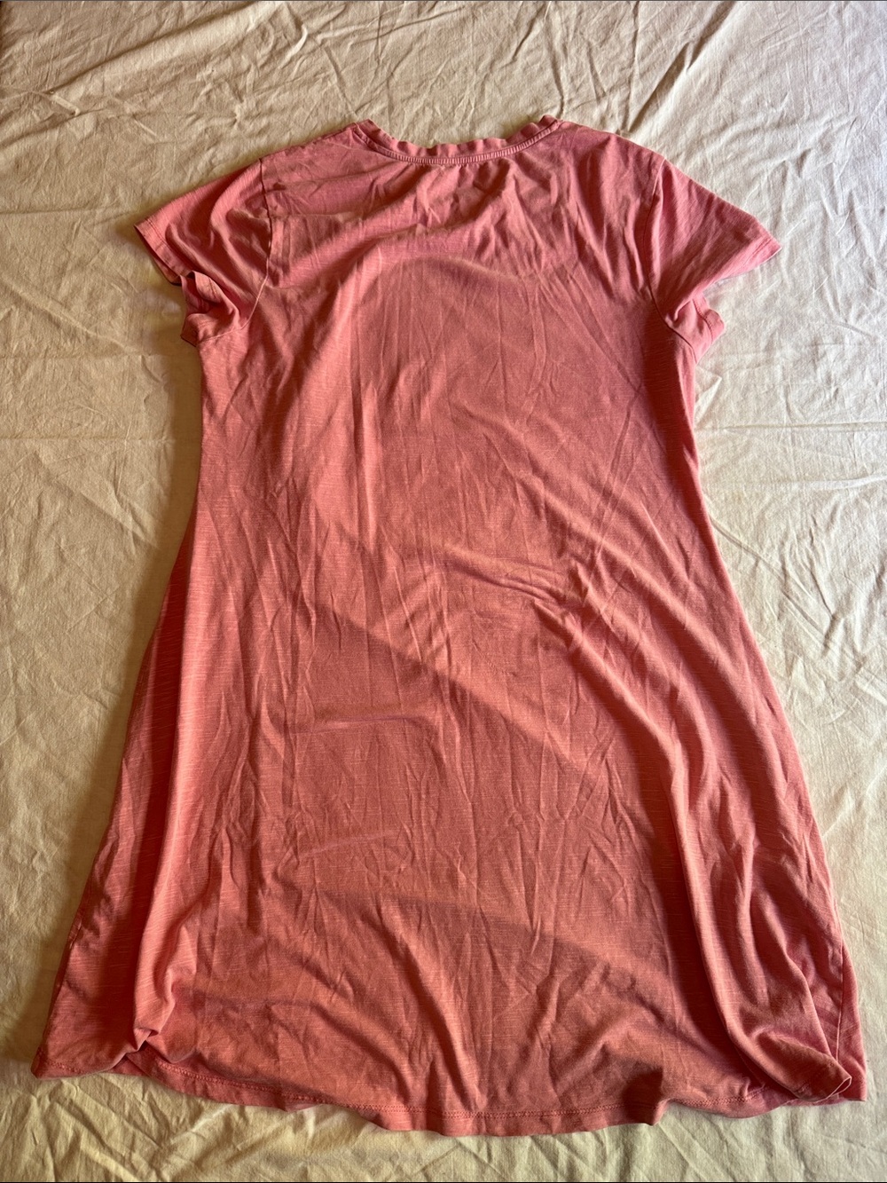 Universal Thread Pink Ruched Side T-Shirt Dress - Picture 2 of 4